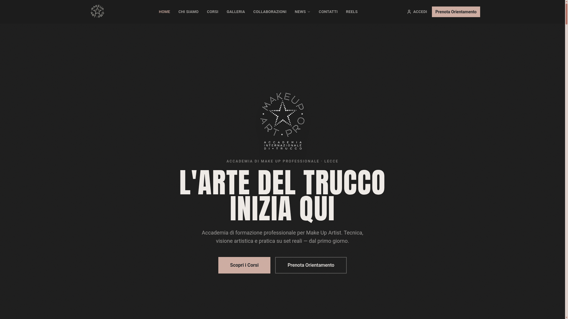 Home page di makeupartpro.it