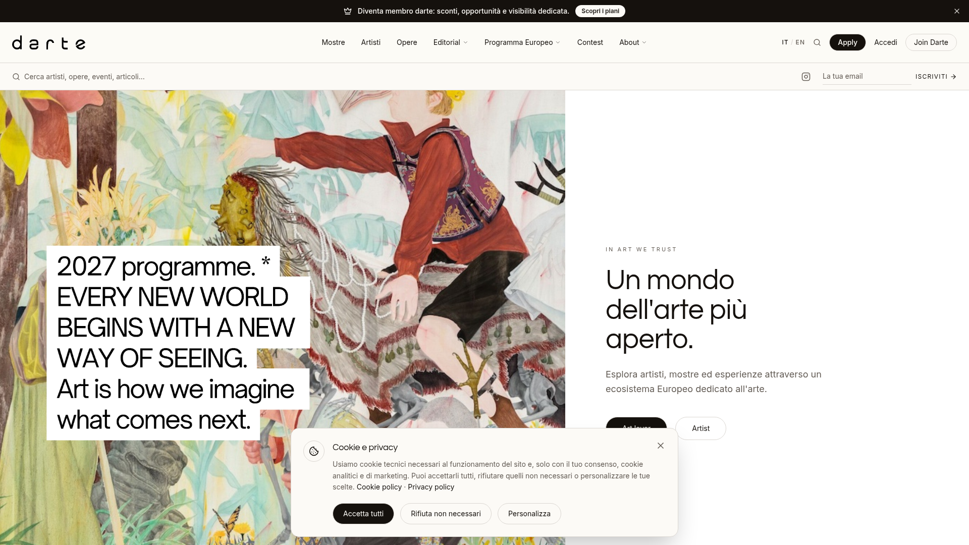Home page di dartestudio.net