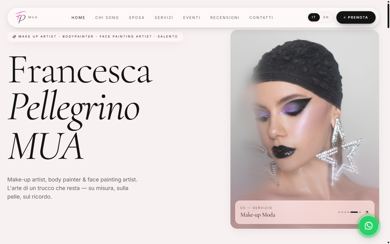 Sito Francesca Pellegrino MUA